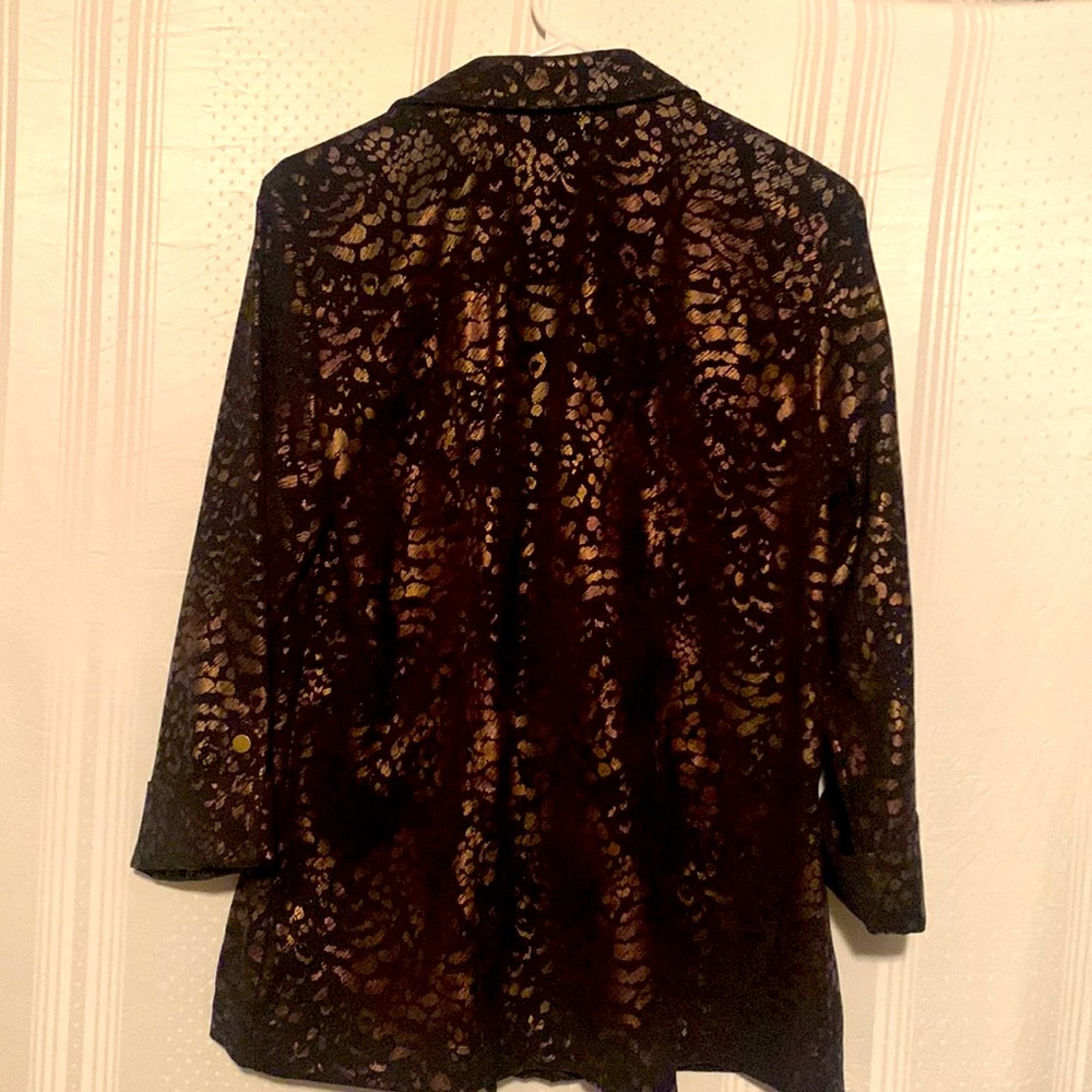 JM Collection Long Sleeve Shacket - Picture 2 of 6